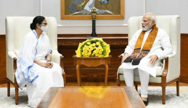 Mamata meets modi 750x430