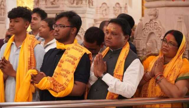 Cm Majhi In Ayodha 750x430