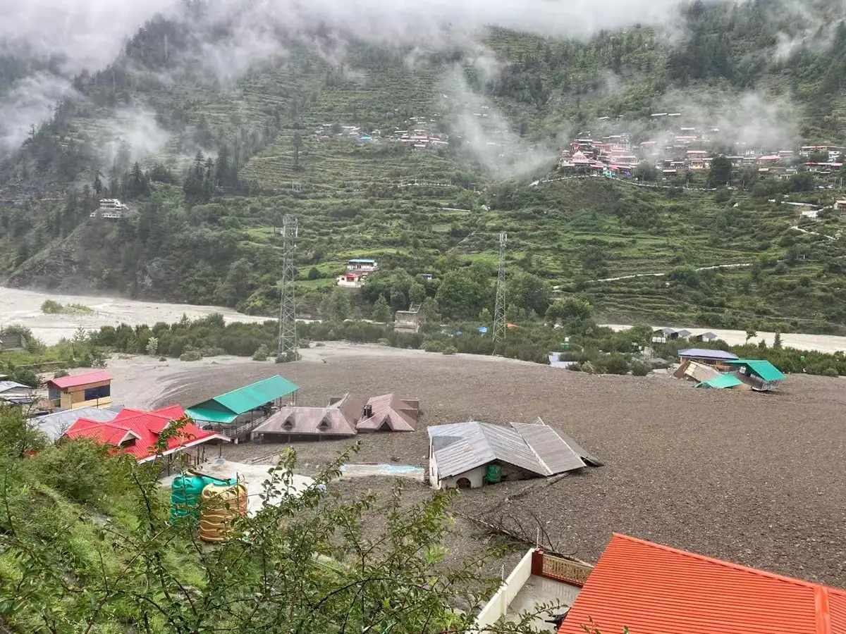 Uttarkashi cloudburst live news updates uttarakhand uttarkashi floods injuries reported people buried and water and debris entering hotels