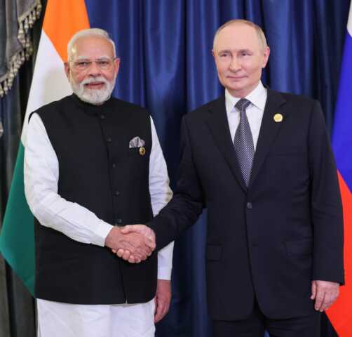 Prime minister modi and russian president putin