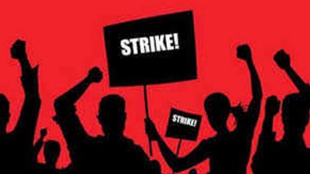 Employees strike