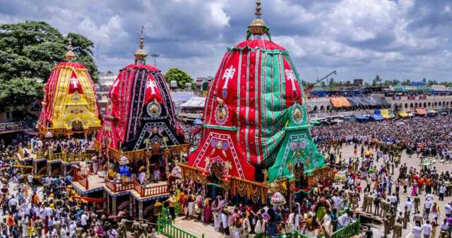 The Ratha Yatra Festival at Jagannatha Puri