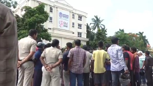 Hospital protest
