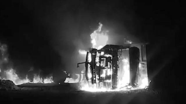 Burn truck