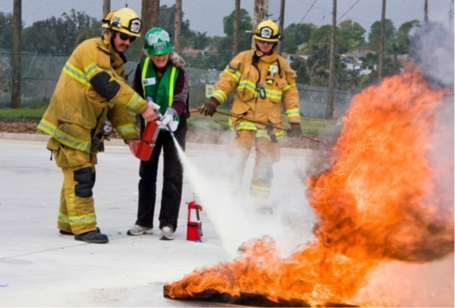 Fire mock drill training service
